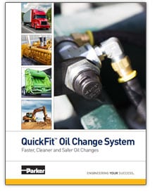 Learn more about the QuickFit Oil Change System from Parker